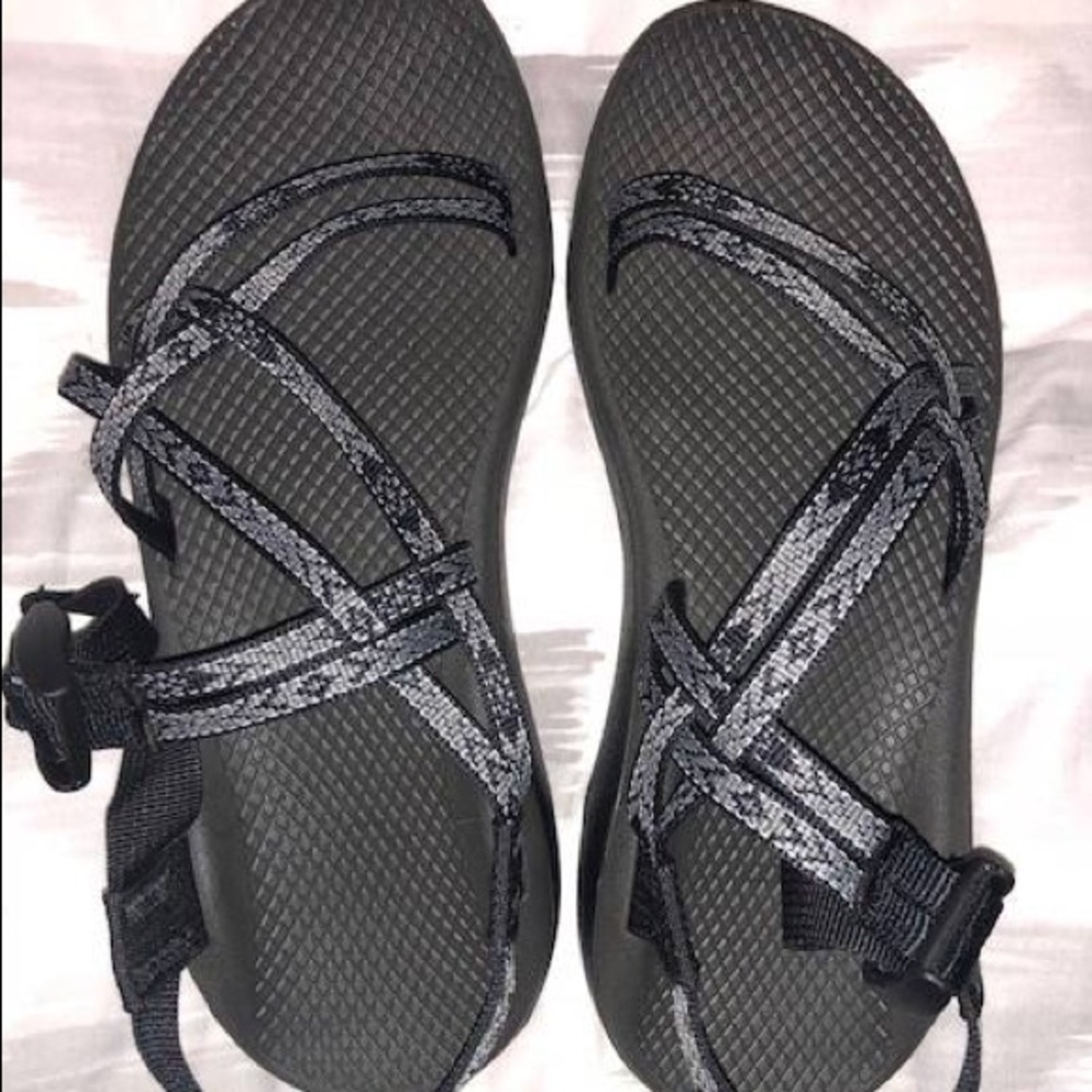 Chaco Black and Gray Sandals